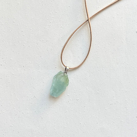 collana fluorite verde